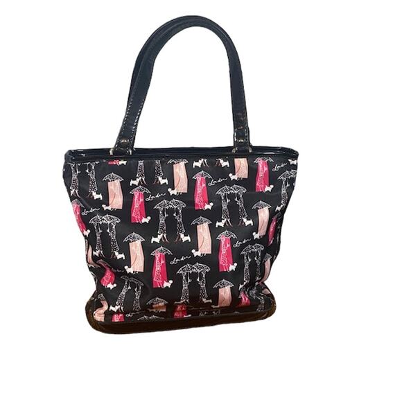 Lulu Guinness London Scottie Dog Shoulder Bag Small Tote Women - Picture 2 of 12